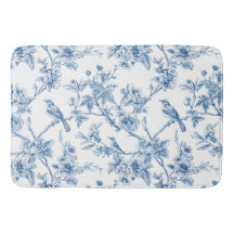 Chinoiserie Floral Azul Elegante