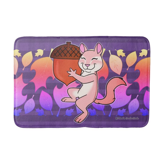 Tapete De Banheiro Chipmunk alegre - (Frente)