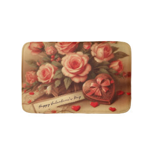 Tapete De Banheiro Chocolates e flores do Dia de os namorados de vind