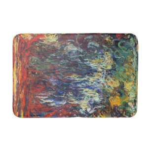 Tapete De Banheiro Chorando Willow em Giverny (por Claude Monet)