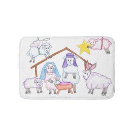 Tapete De Banheiro Christmas Pageant Shower Curtain