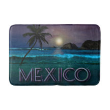 Cidade do México - Noite Bath Mat