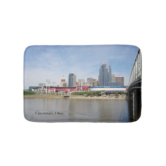 Tapete De Banheiro Cincinnati, banho de Ohio (frente)