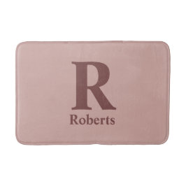 Tapete De Banheiro Cinnamon Rosa inicial/nome/família
