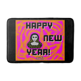 Tapete De Banheiro Cinza Ano Novo Deseja Matriz Média