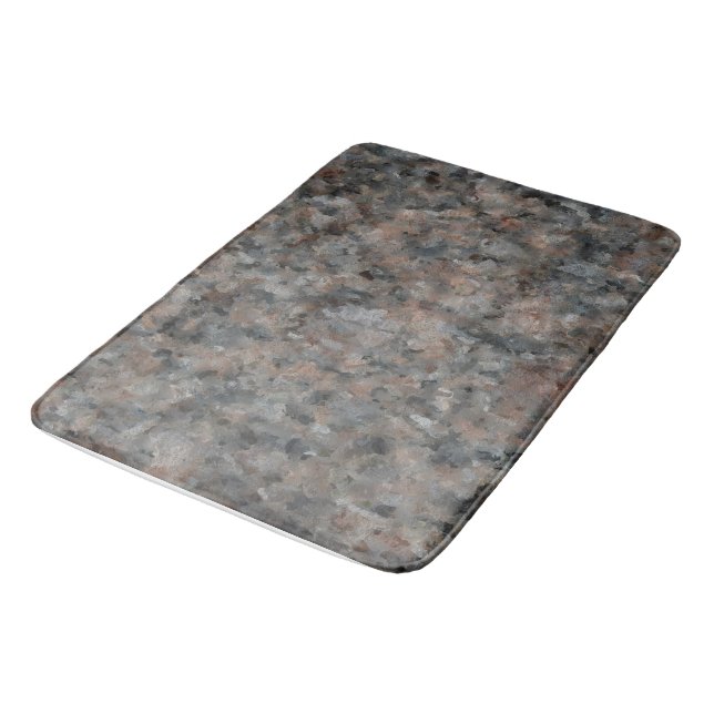 Tapete De Banheiro Cinza Granite (Angulado)