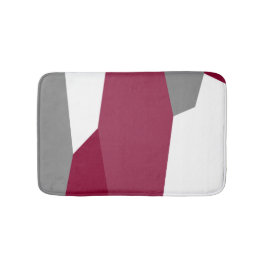 Tapete De Banheiro Cinza Rosa Fuchsia e Branco