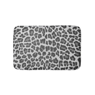 Tapete De Banheiro Cinzas do leopardo e luz - impressão das cinzas