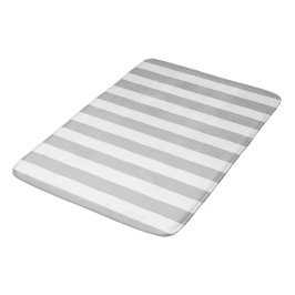Tapete De Banheiro Cinzas E Banho-De-Banho-Branco