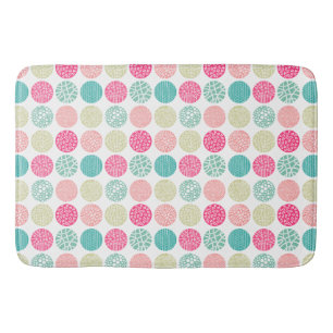 Tapete De Banheiro Círculos decorativos - Cores 01