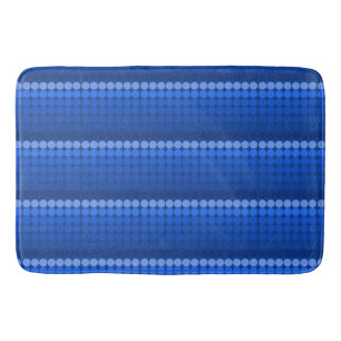 Tapete De Banheiro círculos do modo de Meio século azul claro a escur