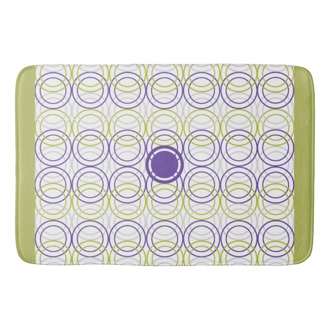 Tapete De Banheiro Círculos vazios (Frente)