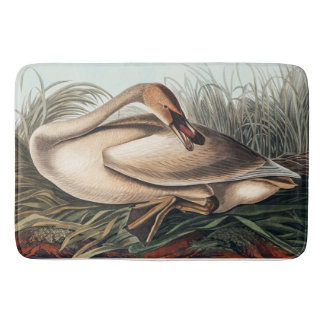 Tapete De Banheiro Cisne Trombeteiro por John James Audubon