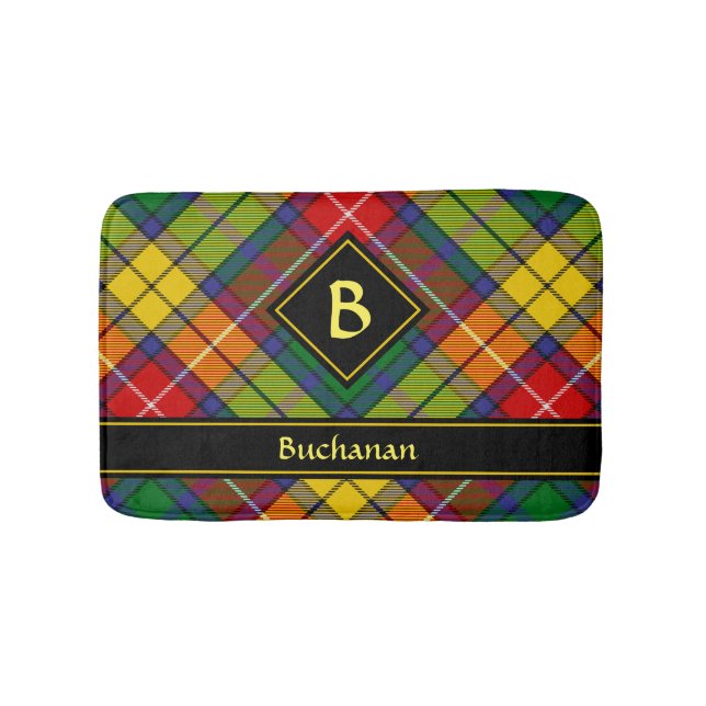 Tapete De Banheiro Clan Buchanan Tartan (frente)