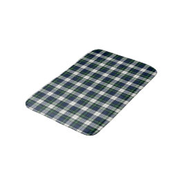 Tapete De Banheiro Clan Gordon Royal Blue e White Scottish Tartan