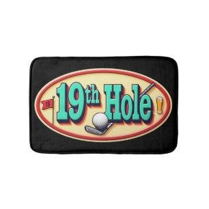Tapete De Banheiro Clássico 19º Golfe de Banheiro
