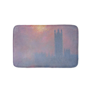 Tapete De Banheiro Claude Monet as casas do parlamento, Londres