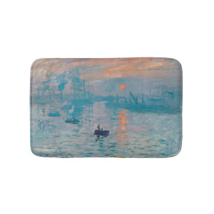 Tapete De Banheiro Claude Monet Impressão Nascer do Sol Francês