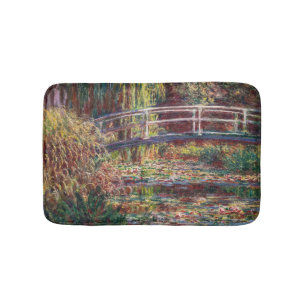 Tapete De Banheiro Claude Monet - Lagoa de Água Lily, Harmonia Rosa