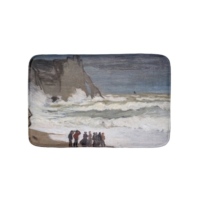Tapete De Banheiro Claude Monet - Mar duro em Etretat (frente)