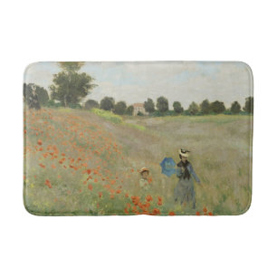 Tapete De Banheiro Claude Monet O Campo de Papoulas perto de Argenteu