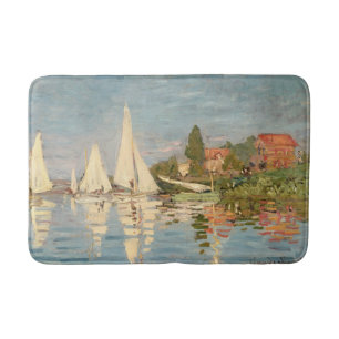 Tapete De Banheiro Claude Monet Regatta at Argenteuil, c.1872