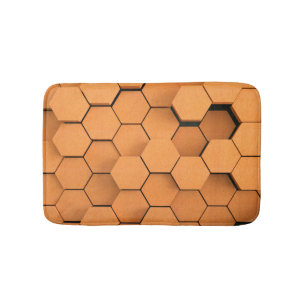 Tapete De Banheiro Cloridona Laranja Queimada Moderna Contemporânea 