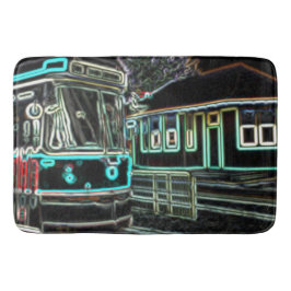 Tapete De Banheiro CLRV Neon no stn Large Bath Mat