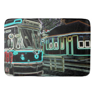 Tapete De Banheiro CLRV Neon no stn Large Bath Mat