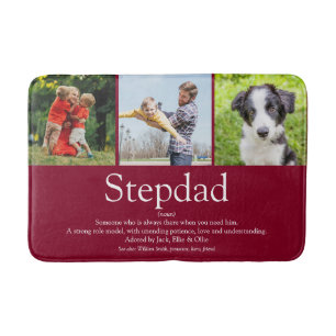 Tapete De Banheiro Colagem de Fotos entre Stepdad Stepdad Legal e div