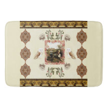 Colagem Vintage Retro com rendas e flores