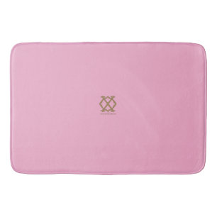 Tapete De Banheiro Coleção da Família Burton Rosa