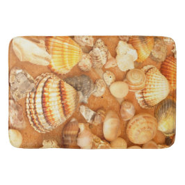 Tapete De Banheiro Coleção de Conchas na Praia