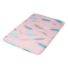 Tapete De Banheiro Coleção Luxuosa Boho da Popular Feathers
