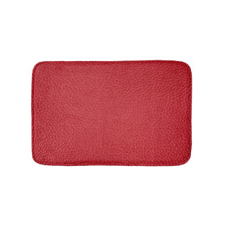 Tapete De Banheiro Coletor de tartaruga artificial vermelho-escuro.