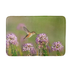 Tapete De Banheiro Colibri e Wildflowers