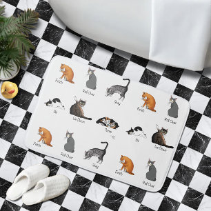 Tapete De Banheiro Comandos Cat
