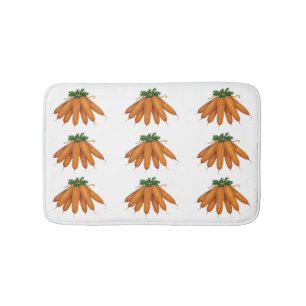 Tapete De Banheiro Comida Antiga, Molho de Cenouras Orgânicas Legumes