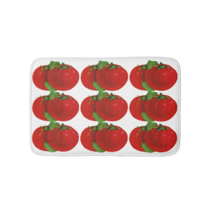 Tapete De Banheiro Comidas, Tomate De Herança De Estopa Orgânica, Ver