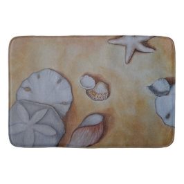 Tapete De Banheiro Conchas na costa