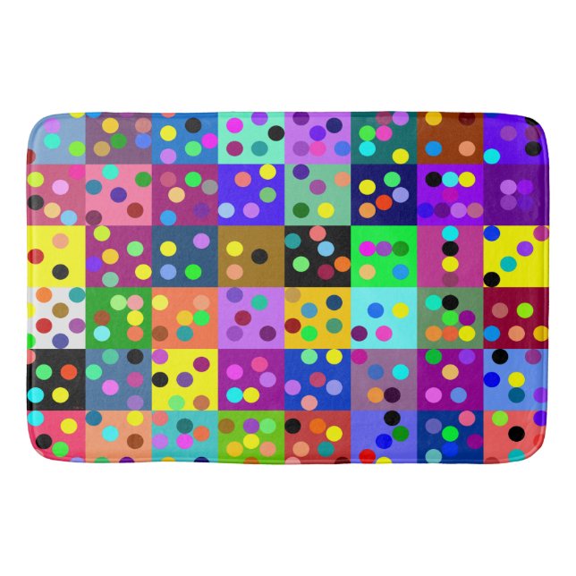 Tapete De Banheiro Confetti Bathmat (Frente)