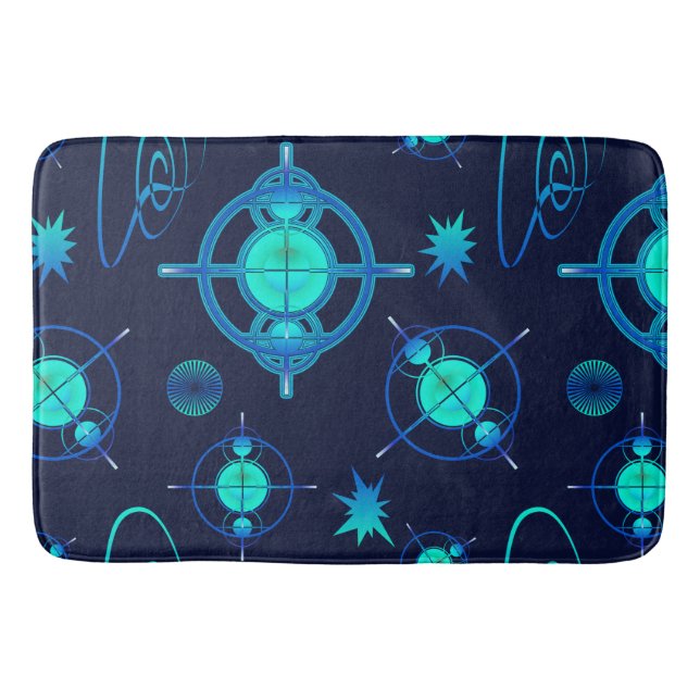 Tapete De Banheiro Connected Minds Pattern (Frente)