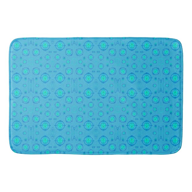 Tapete De Banheiro Connected Minds Pattern (Frente)