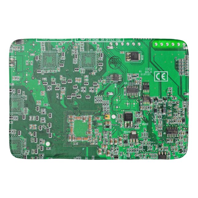 Tapete De Banheiro Conselho do Circuito do Conjunto PCB Verde do Circ (Frente)