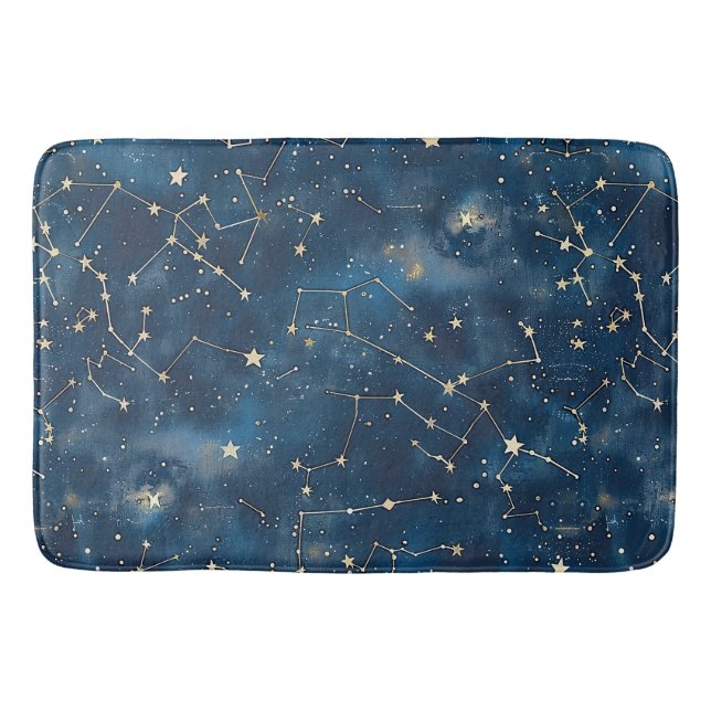 Tapete De Banheiro Constelação Celestial - Noite Estelar (6) (Frente)