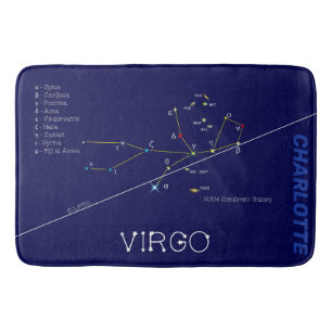 Tapete De Banheiro Constelação Zodiac Virgo