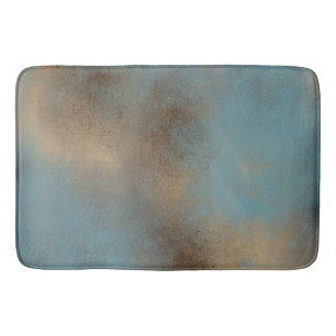 Tapete De Banheiro Contemporâneo abstrato sereno Dourado azul modern