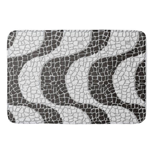 Tapete De Banheiro Copacabana Sidewalk Brazilian pattern (Frente)
