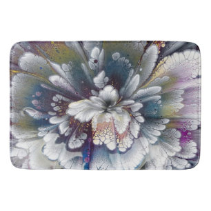 Tapete De Banheiro Cor branca, preta, Marinho, de pintura acrílica az