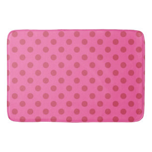 Tapete De Banheiro cor-de-rosa bolinhas, retrô, rosa